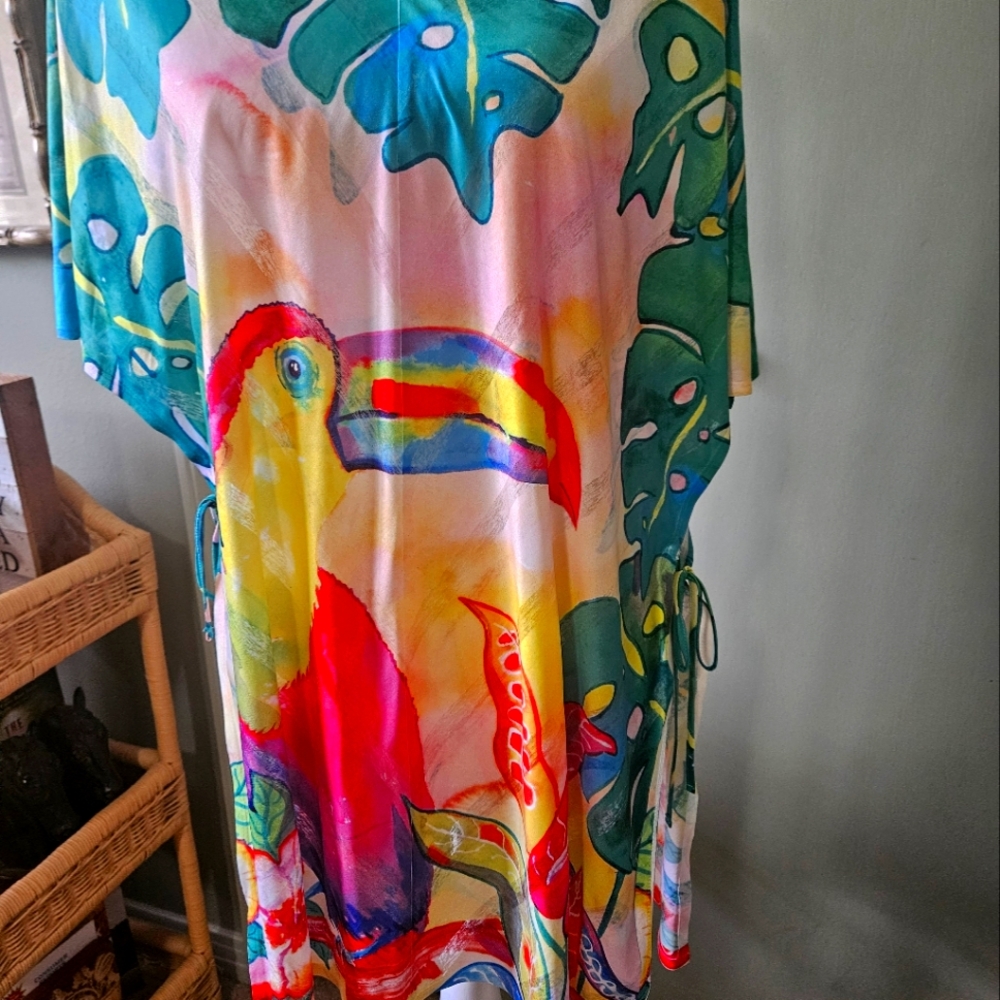 Beach cover-up sz Large. By artist Ellen Negley.